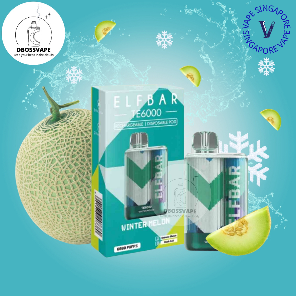 Elf Bar TE 6000 Puff (Elf Bar BC) - Vape Singapore SG Vape