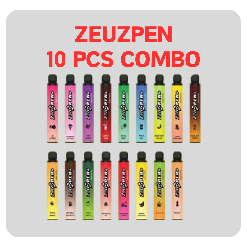 Zeuz Pen Plus 6000 Puff 10 Pcs Combo - Vape Singapore SG Vape