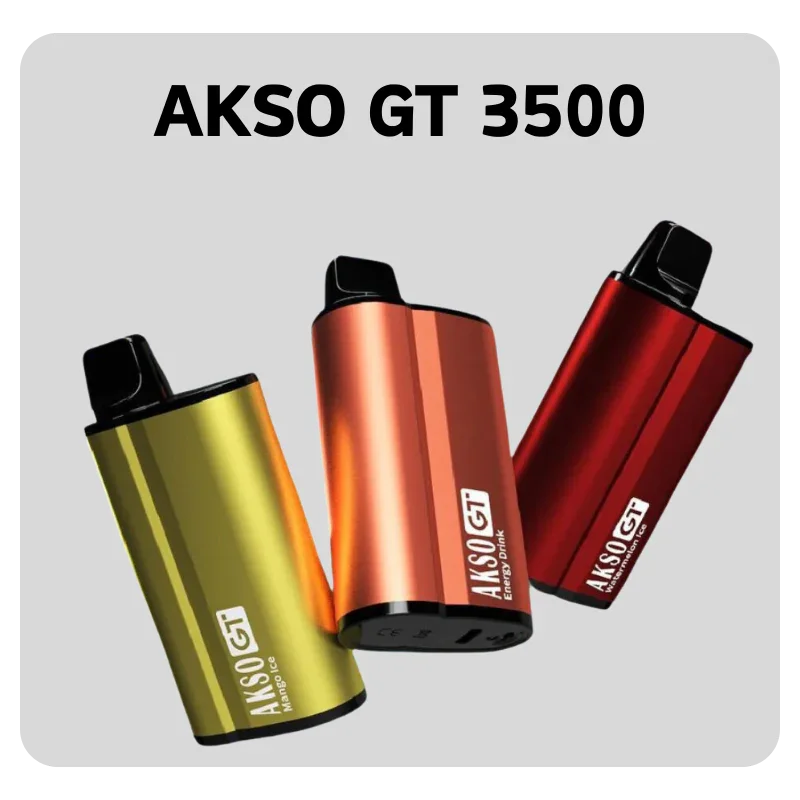 Akso Gt 3500 Puffs (Disposable Vape) - Vape Singapore SG Vape