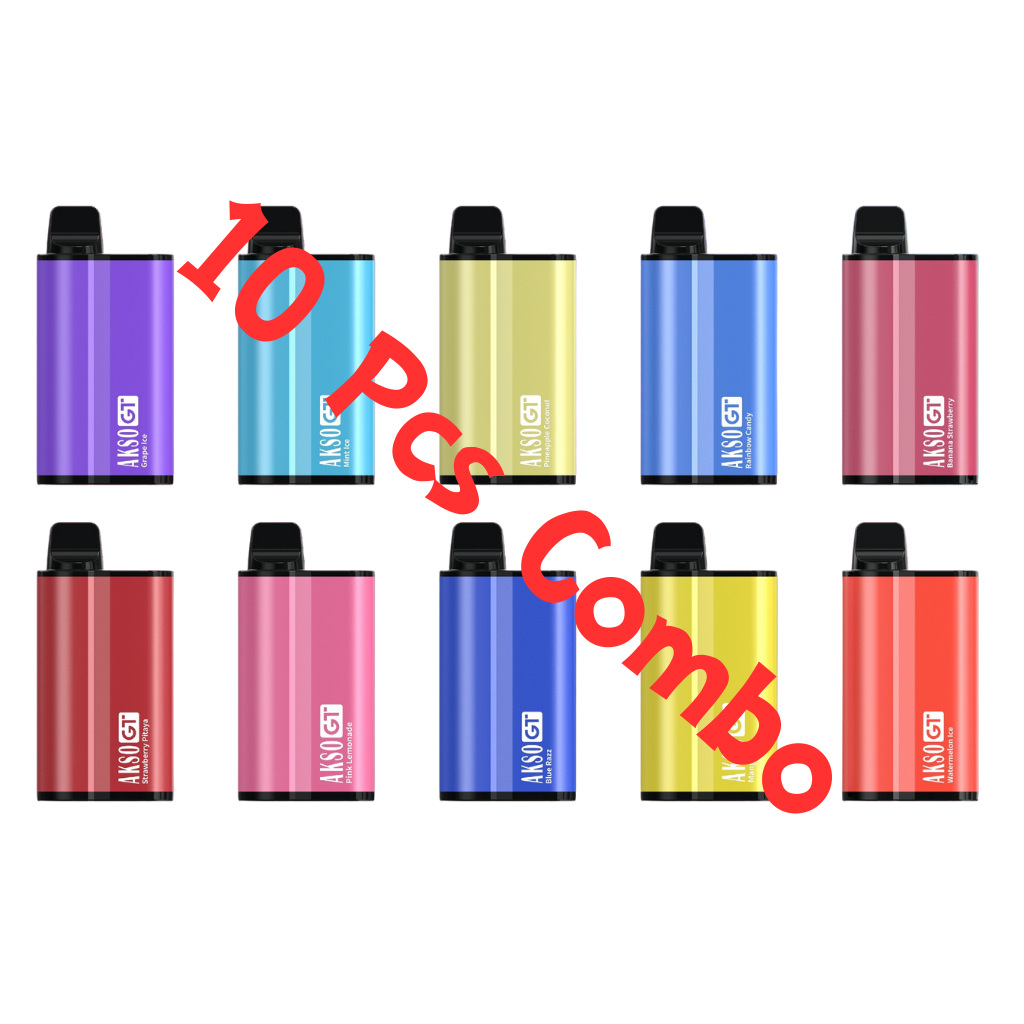 Akso Gt 3500 Puff 10 Pcs Combo - Vape Singapore SG Vape