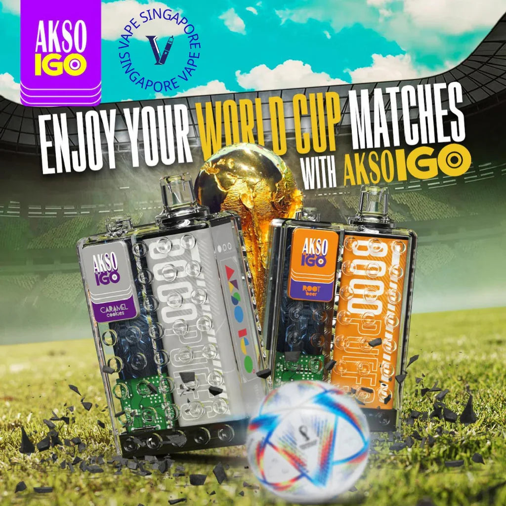 Akso IGO 8000 Puffs Disposable Vape - Vape Singapore SG Vape