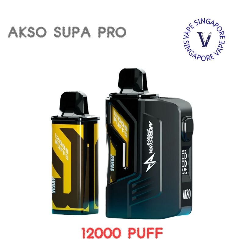 Akso Supa Pro Kit 12000 Puff - Vape Singapore SG Vape