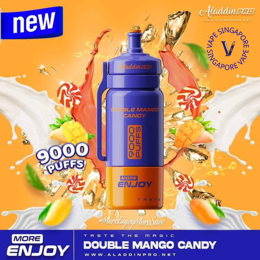 Aladdin Pro More Enjoy 9000 Puff Vape - Vape Singapore SG Vape