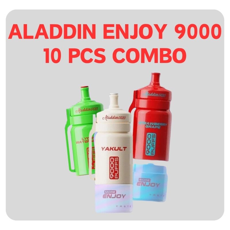 Aladdin Pro 9000 Puff 10 Pcs Combo - Vape Singapore SG Vape