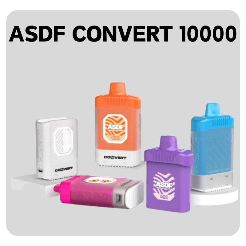 ASDF Convert 10,000 puff (Starter Kit Set) - Vape Singapore SG Vape