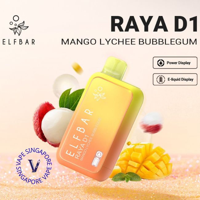 Elf bar Raya D1 13k Puff - Vape Singapore SG Vape