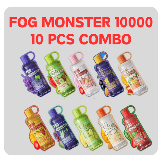 Fog Monster 10,000 Puff 10 Pcs Combo - Vape Singapore SG Vape