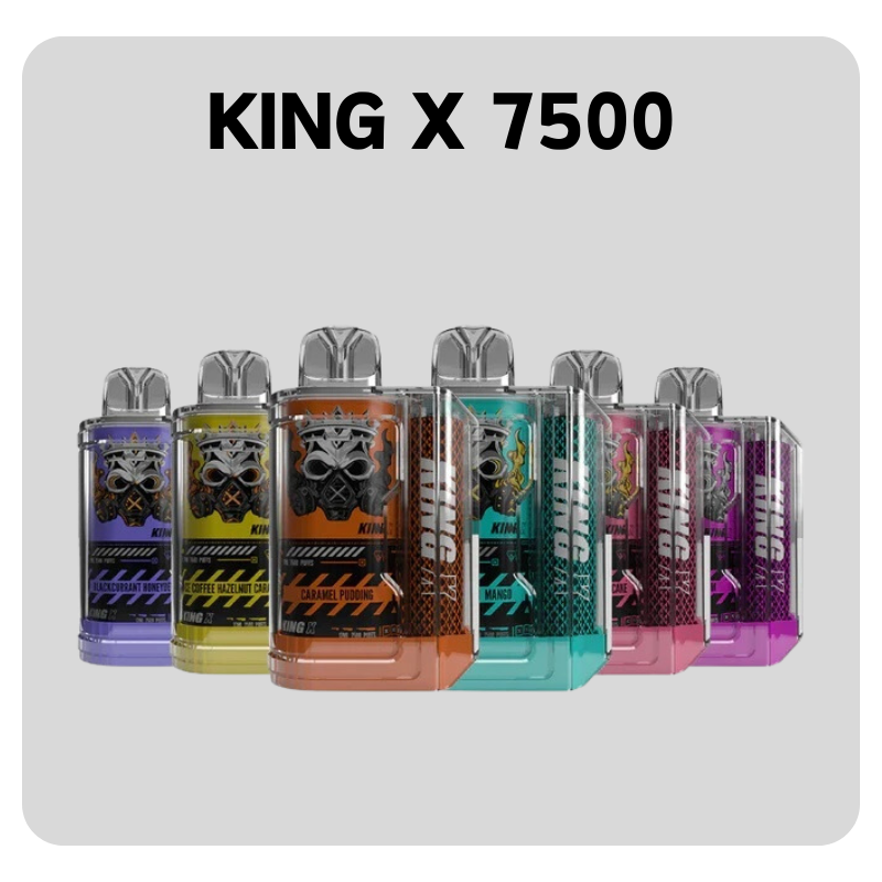 King X 7500 puff rechargeable disposable vape - Vape Singapore SG Vape