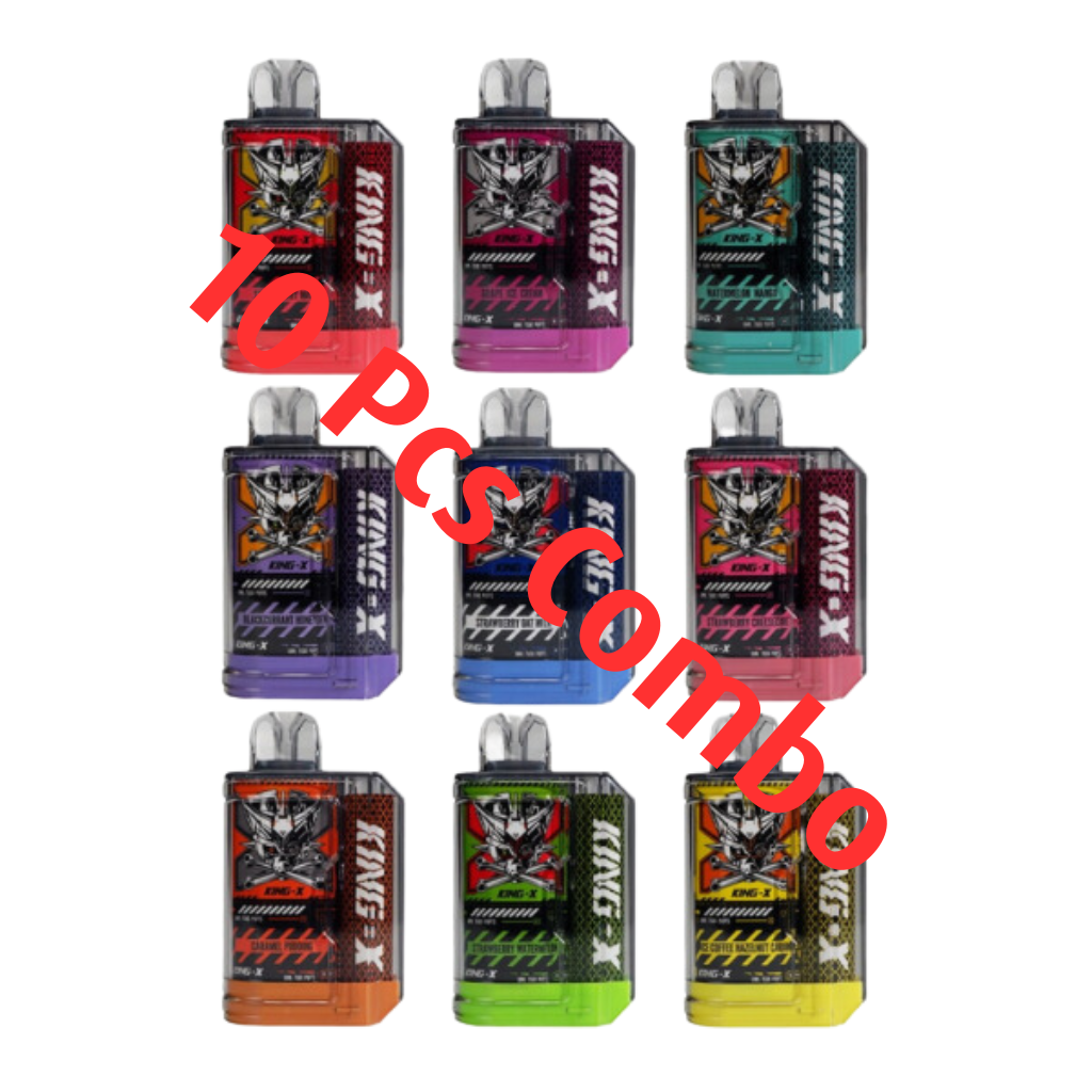 King X 7500 Puff 10 Pcs Combo - Vape Singapore SG Vape
