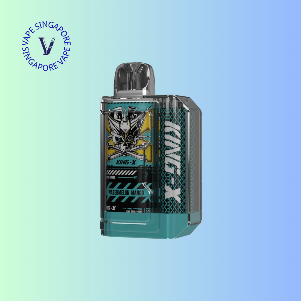 King X 7500 puff rechargeable disposable vape - Vape Singapore SG Vape