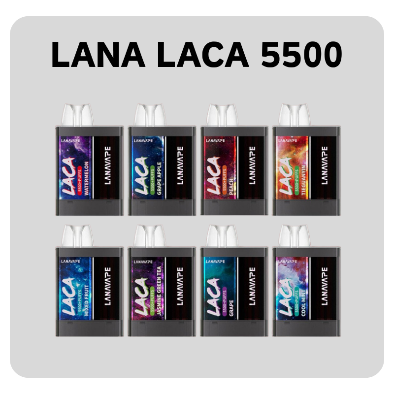 Lana Laca 5500 puff disposable vape - Vape Singapore SG Vape