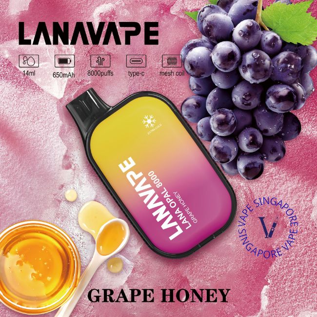 Lana Opal 8000 Puff - Vape Singapore SG Vape