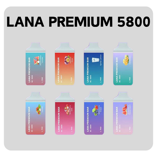 Lana Premium Bar 5800 puff disposable vape - Vape Singapore SG Vape