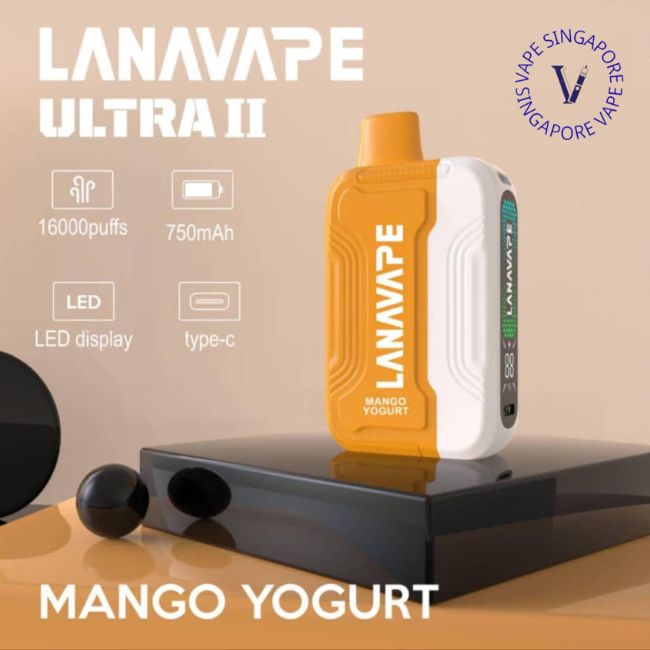 Lana Ultra II 16000 Puff (Starter Kit Set With Cartridge) - Vape Singapore SG Vape