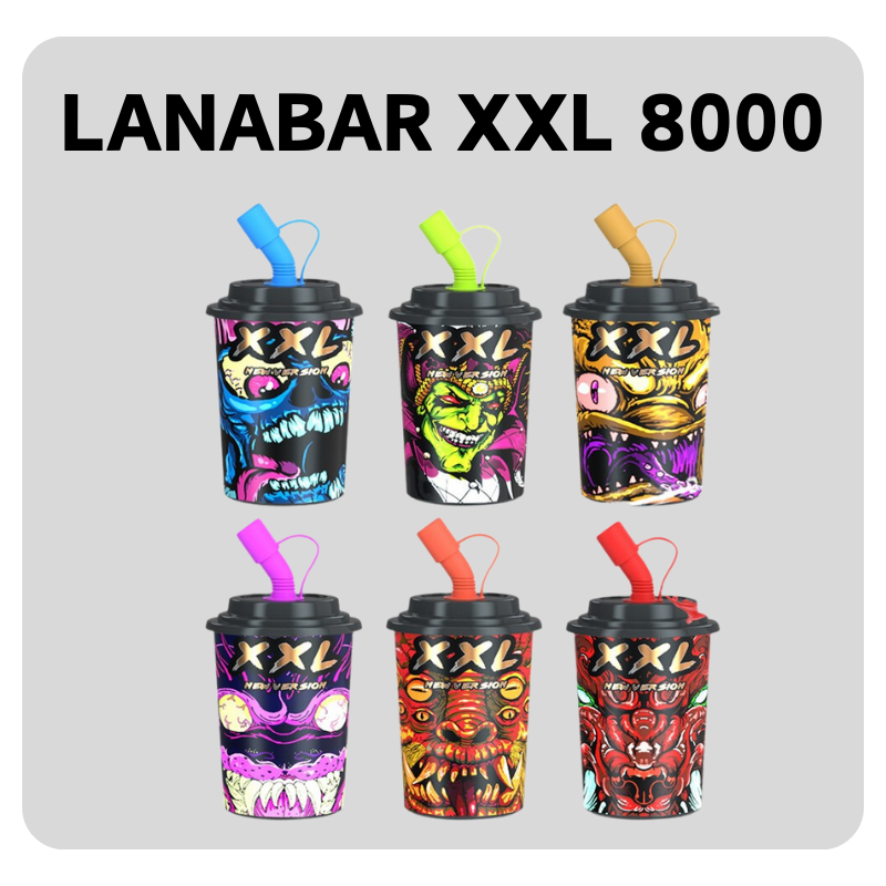 Lana Bar XXL 8000 puff disposable vape - Vape Singapore SG Vape