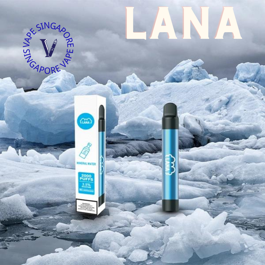Lana Pen 2000 puff Non disposable vape - Vape Singapore SG Vape
