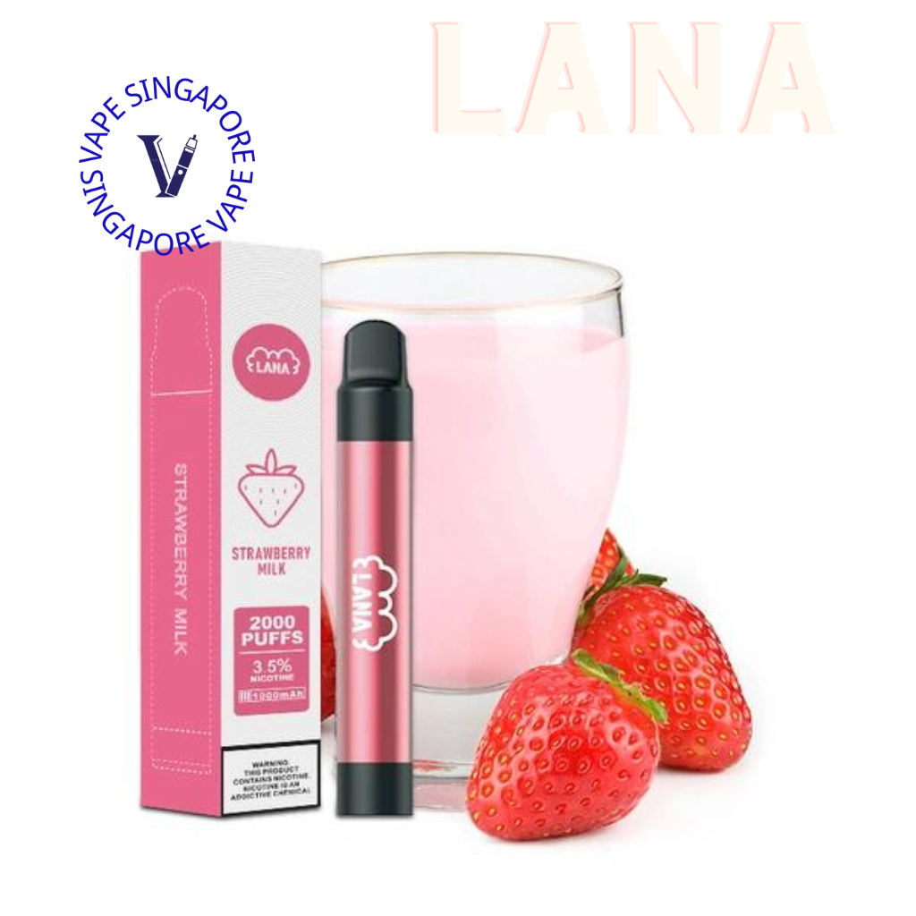 Lana Pen 2000 puff Non disposable vape - Vape Singapore SG Vape