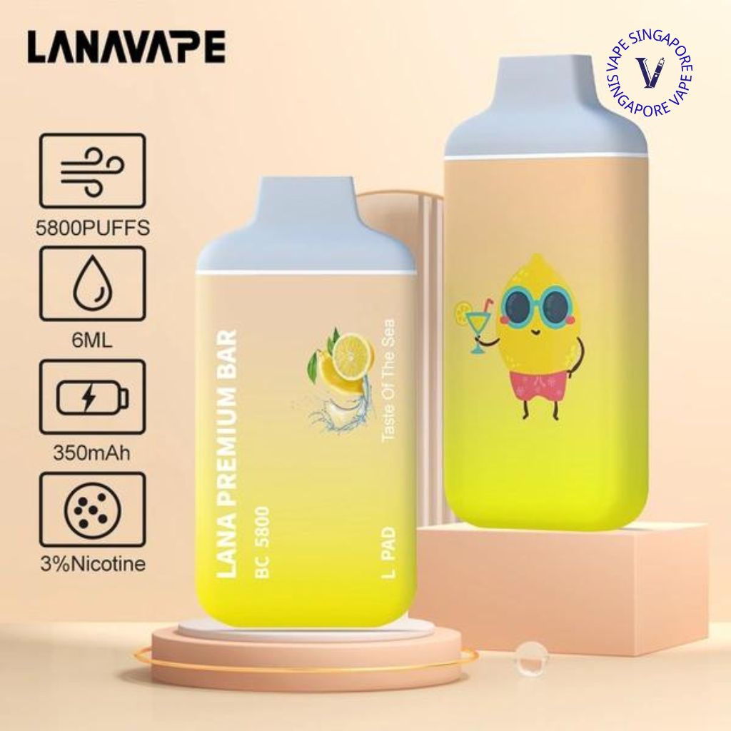 Lana Premium Bar 5800 puff disposable vape - Vape Singapore SG Vape