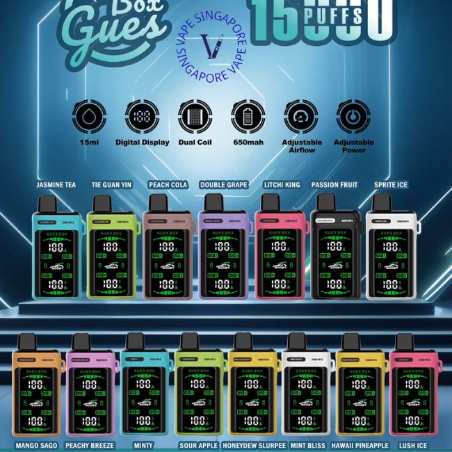 Gues Box 15000 Puffs - Vape Singapore SG Vape
