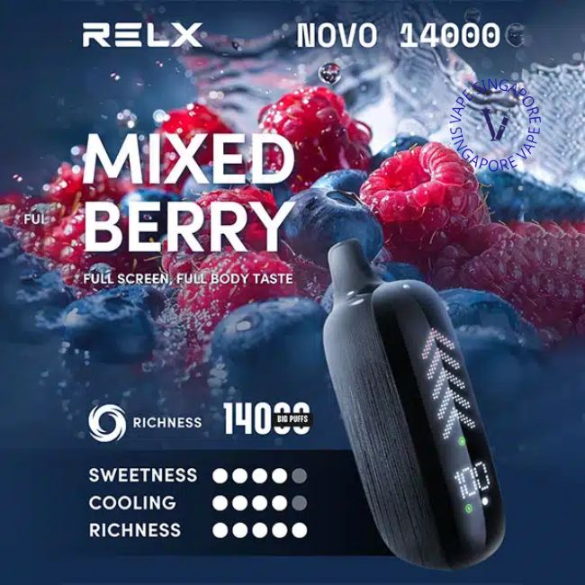 RELX Novo 14000 Puffs - Vape Singapore SG Vape