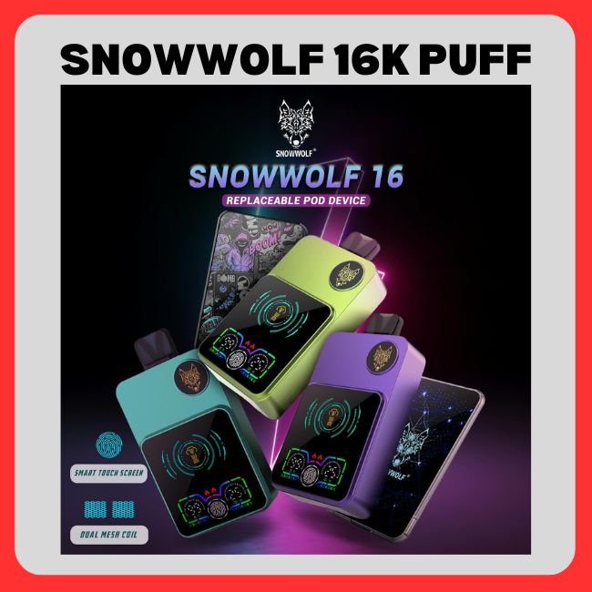 Snowwolf 16000 Puff Starter Kit - Vape Singapore SG Vape