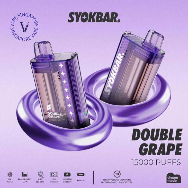 Syokbar 15000 Puff - Vape Singapore SG Vape