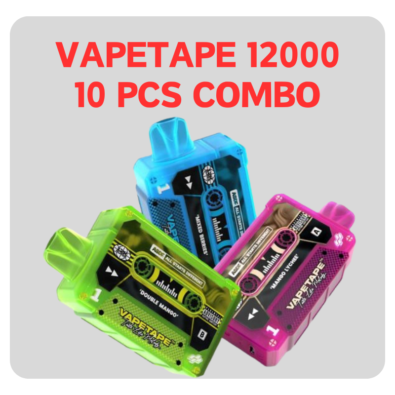 Vape Tape 12,000 Puff 10 Pcs Combo - Vape Singapore SG Vape