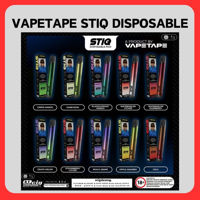 Vapetape Stiq Disposable By ASDF - Vape Singapore SG Vape