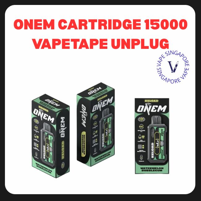 Onem Cartridge 15000 Puffs (Unplug Cartridge) - Vape Singapore SG Vape