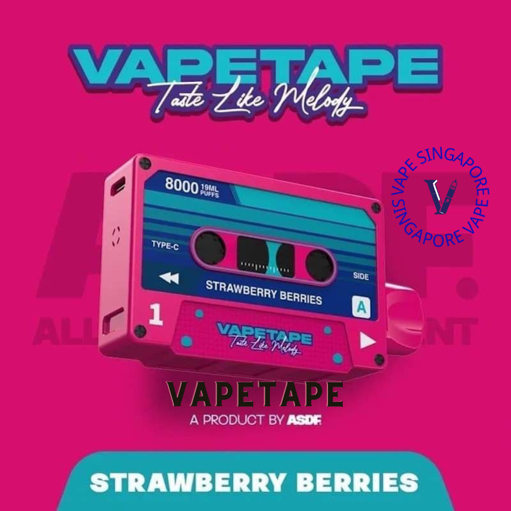 Vape Tape 8000 puff disposable vape - Vape Singapore SG Vape
