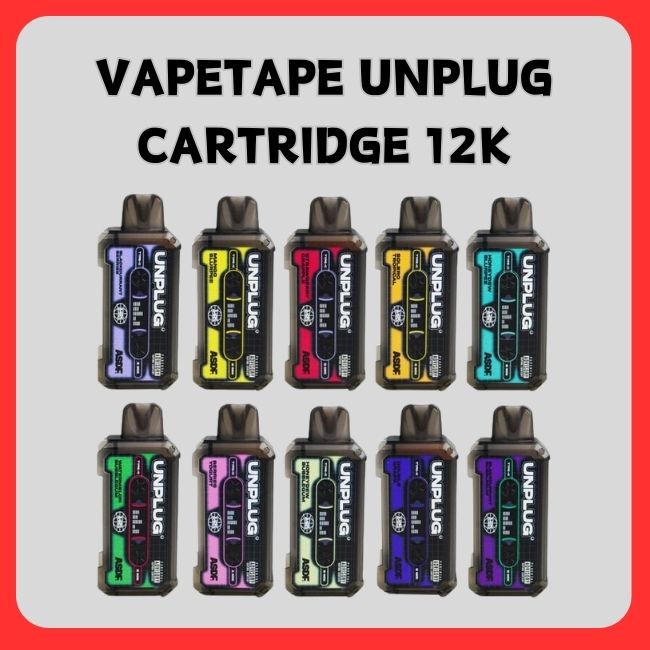 Vapetape Unplug / Offgrid Cartridge refill 12k puff - Vape Singapore SG Vape