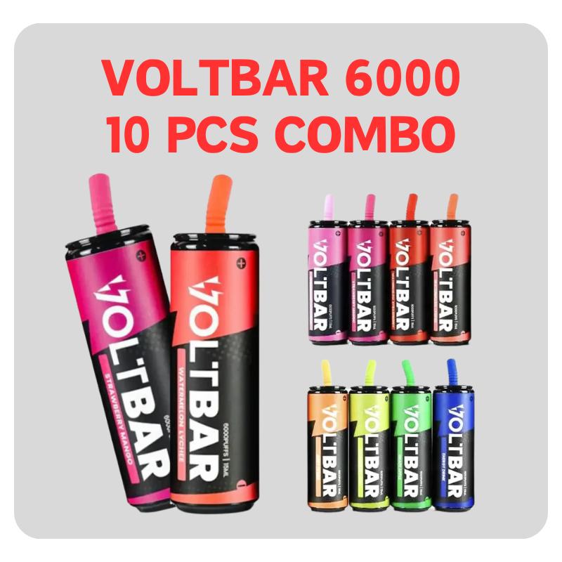 Volt Bar 6000 Puff 10 Pcs Combo - Vape Singapore SG Vape
