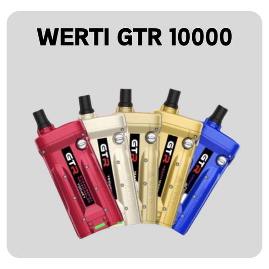 Werti GTR 10,000 puff disposable vape - Vape Singapore SG Vape