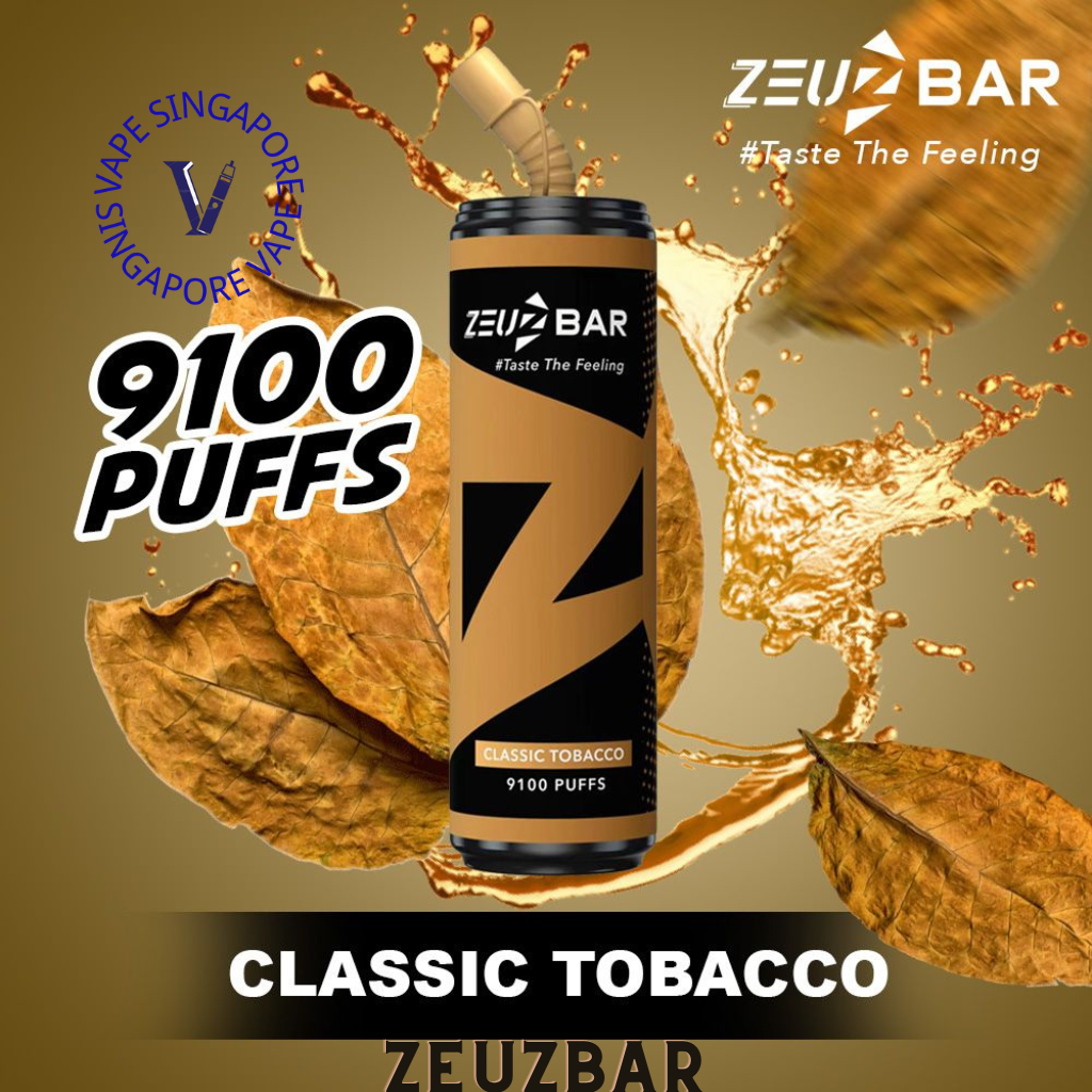 Zeuz Bar 9100 puff disposable vape - Vape Singapore SG Vape